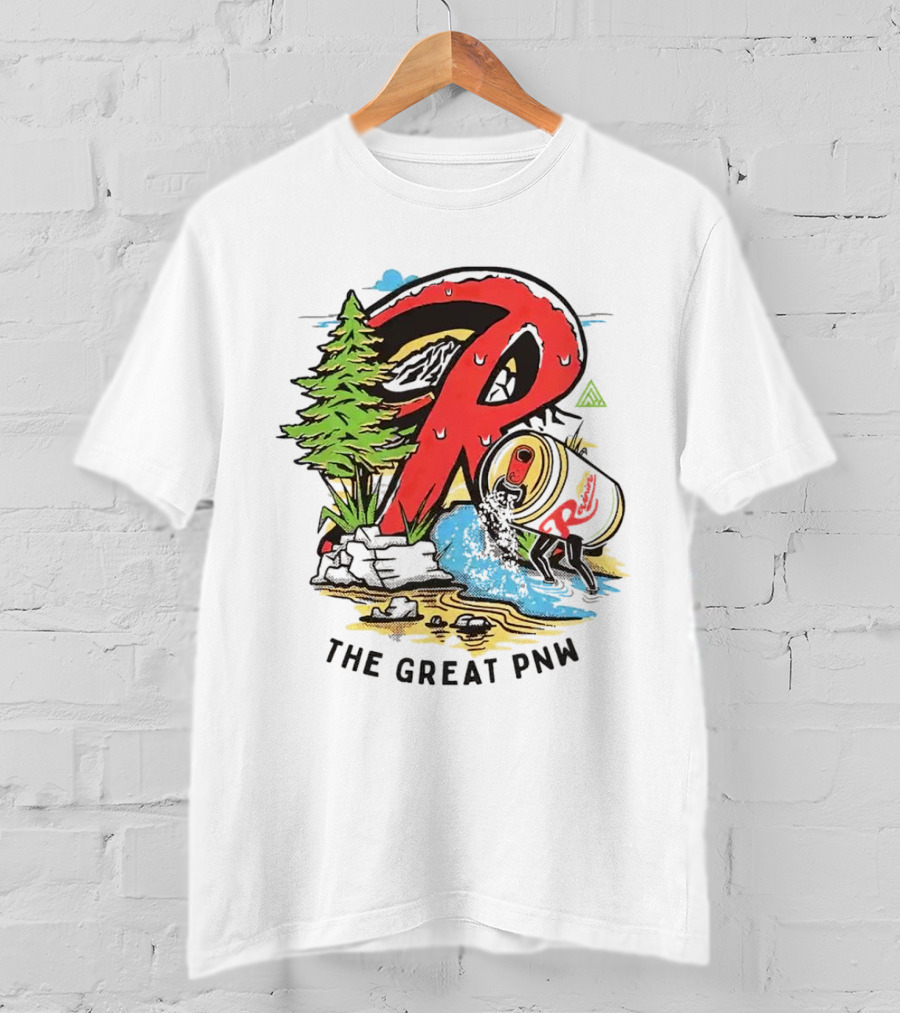 Rainier Beer The Great PNW Adventure Refresh T-Shirt
