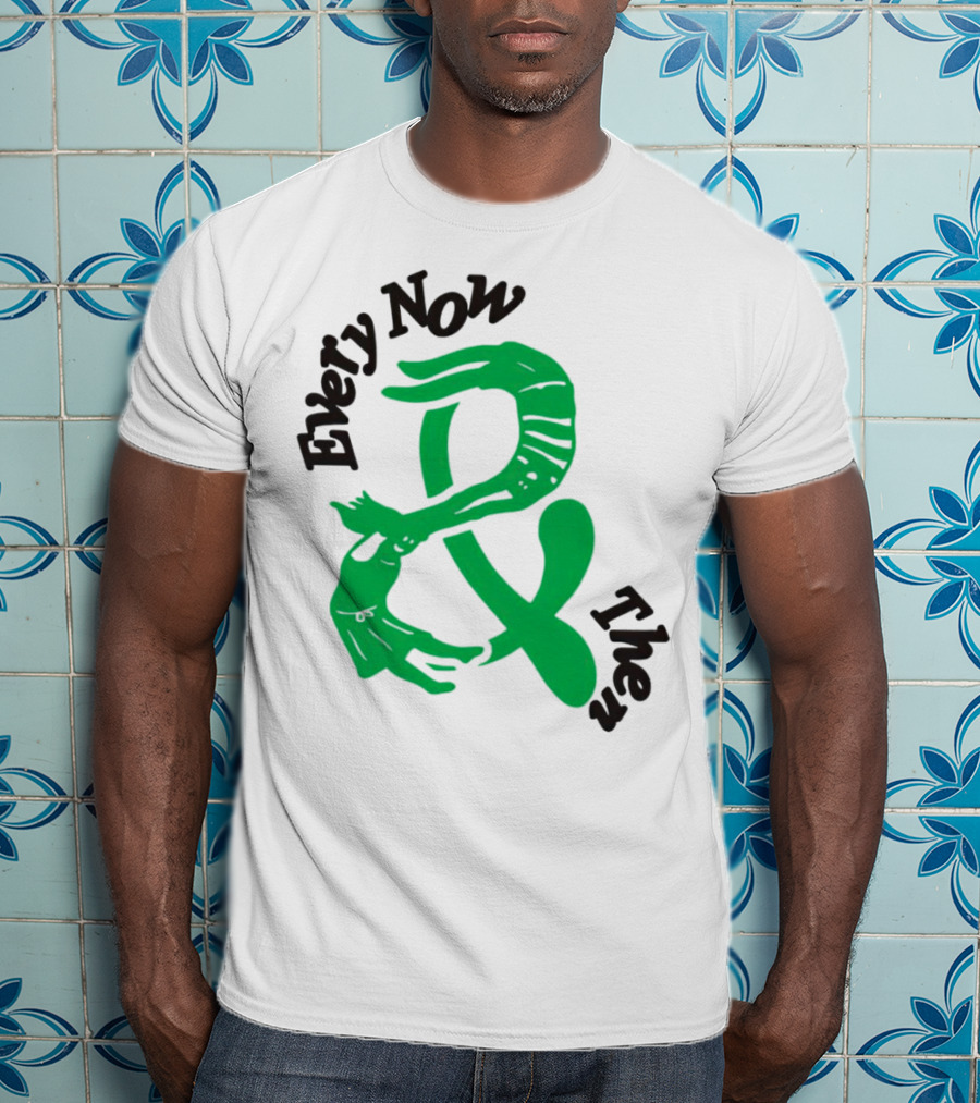 Every Now And Then Skeleton Green Dance T-Shirt