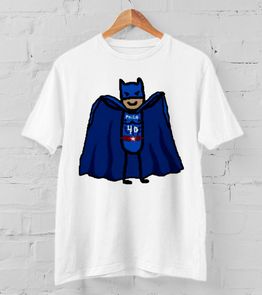 Nicolas Batum Man Batman Phila 40 T-Shirt