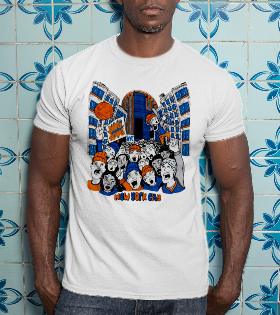 New York City Knicks NBA Bang Bong NYC Basketball Fans T-Shirt