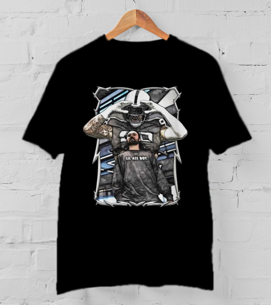 Lil Ass Boy Gardner Minshew Las Vegas Raiders Football Player With Helmet And Tattoo T-Shirt