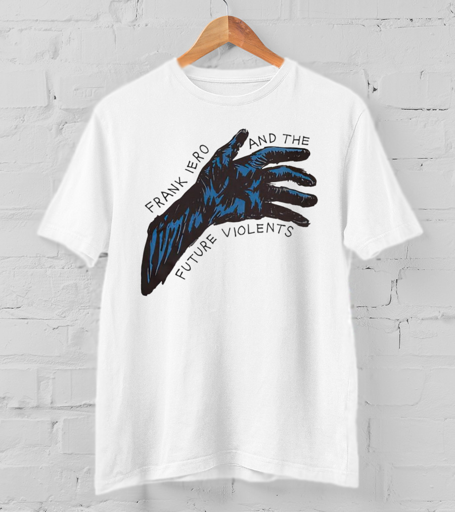 Frank Iero And The Future Violents Blue Hand T-Shirt
