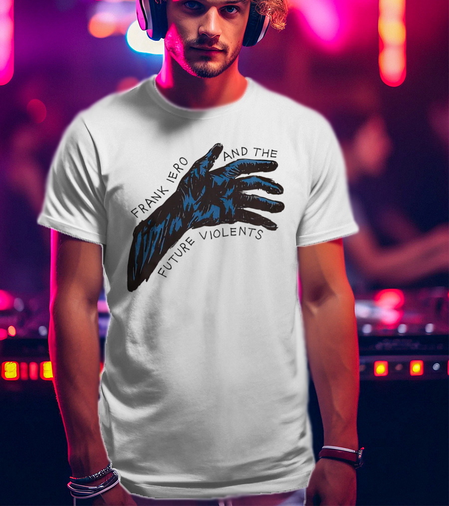 Frank Iero And The Future Violents Blue Hand T-Shirt
