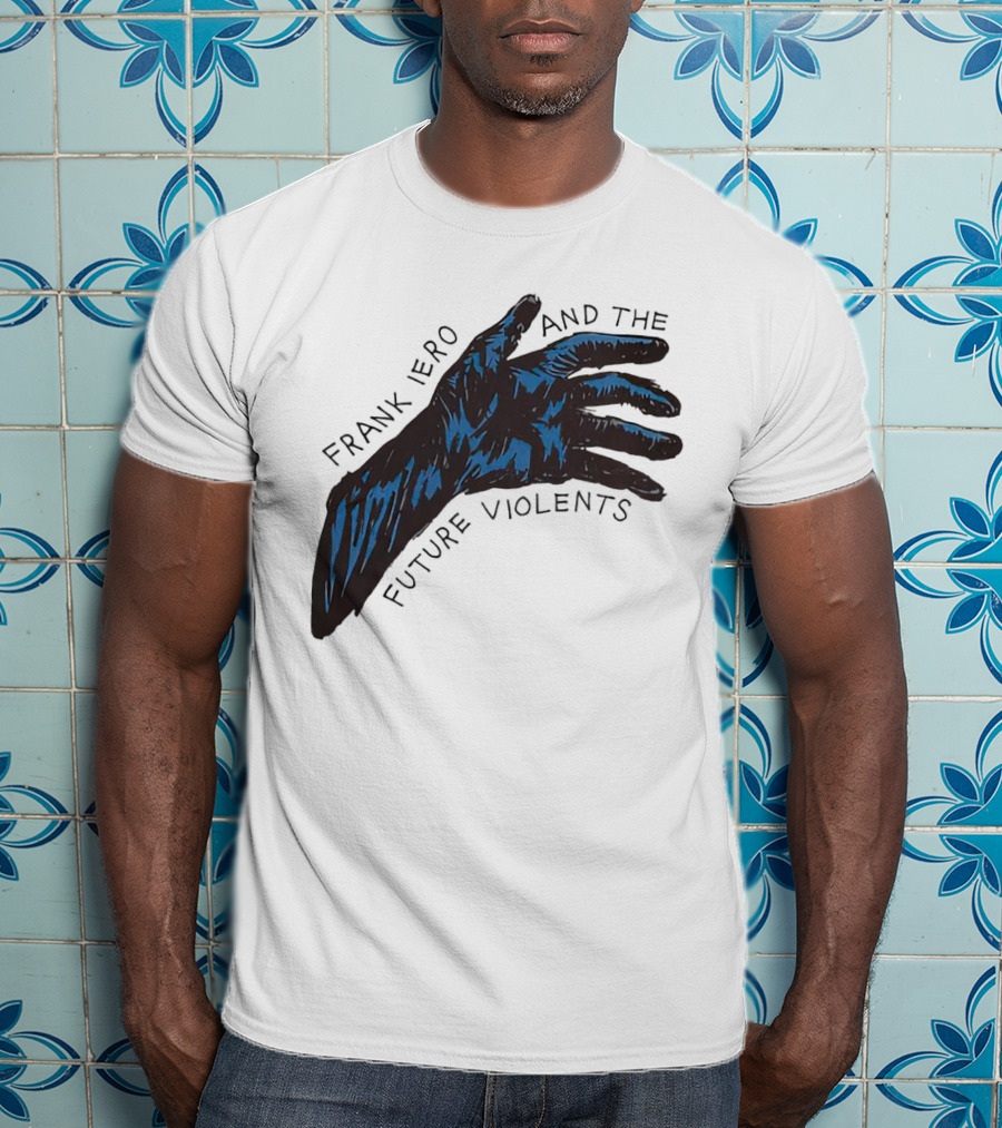 Frank Iero And The Future Violents Blue Hand T-Shirt