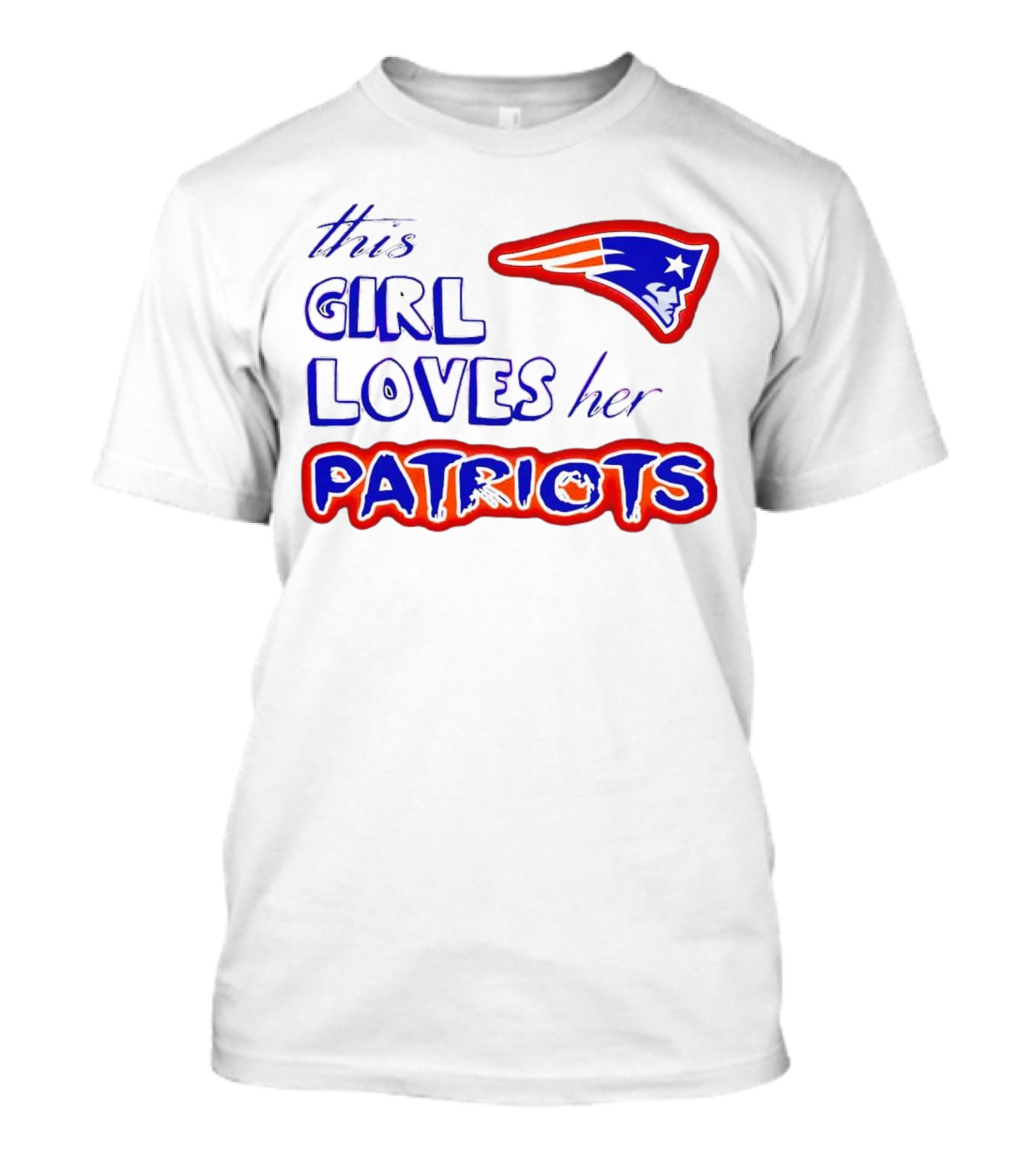 This Girl Loves Her Patriots New England Patriots T-Shirt