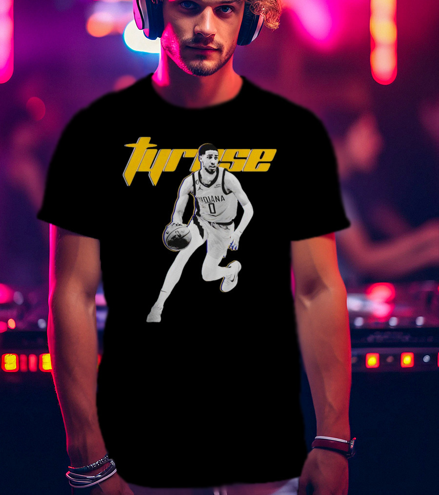 Tyrese Haliburton 0 Indiana Pacers Basketball Player T-Shirt
