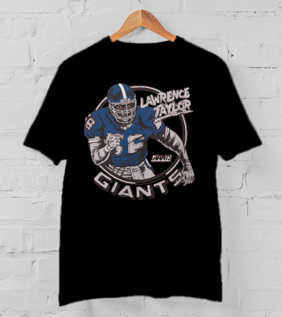 New York Giants Lawrence Taylor Giants Circle T-Shirt