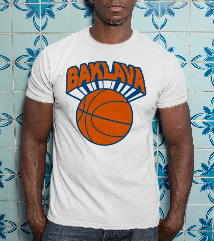 Bronson Baklava NY Knicks Basketball T-Shirt