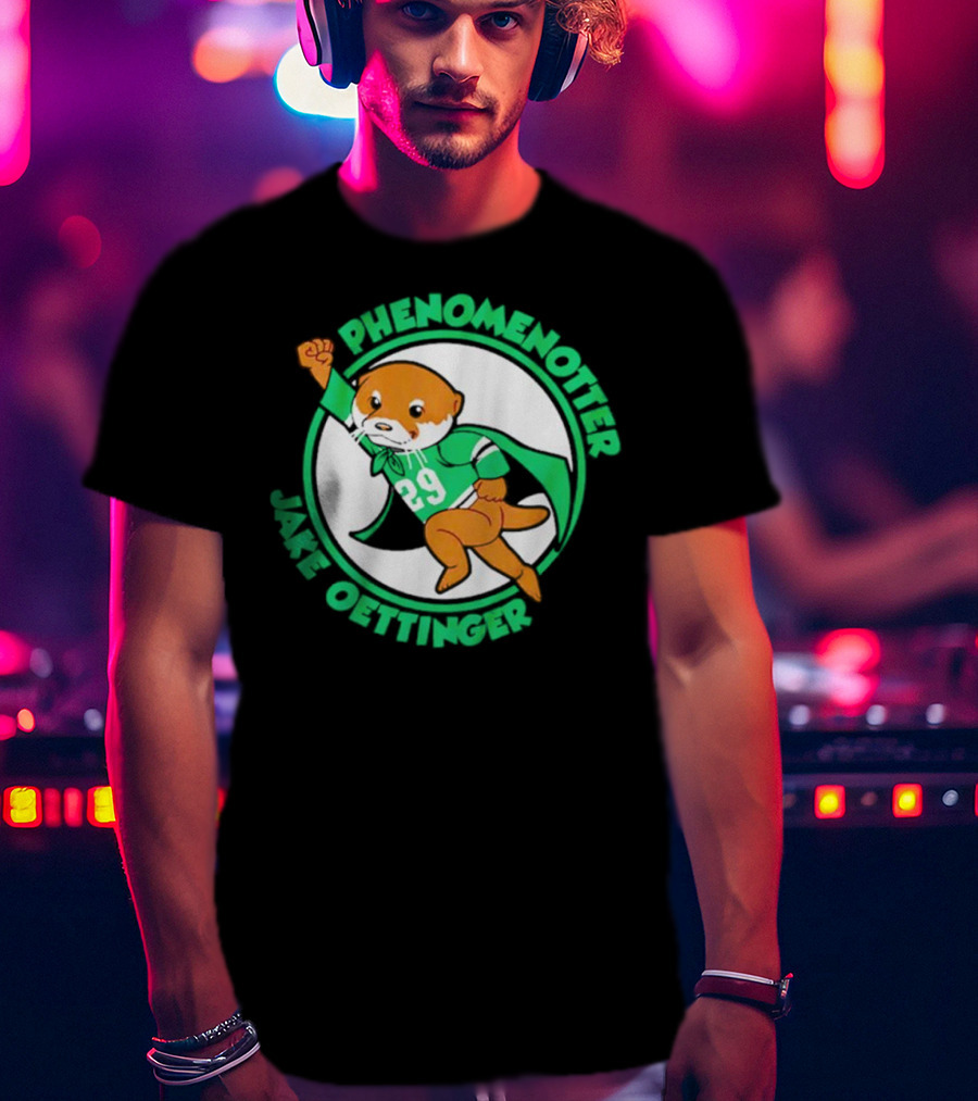 Dallas Stars Jake Oettinger Phenomenotter 29 Superhero Otter T-Shirt