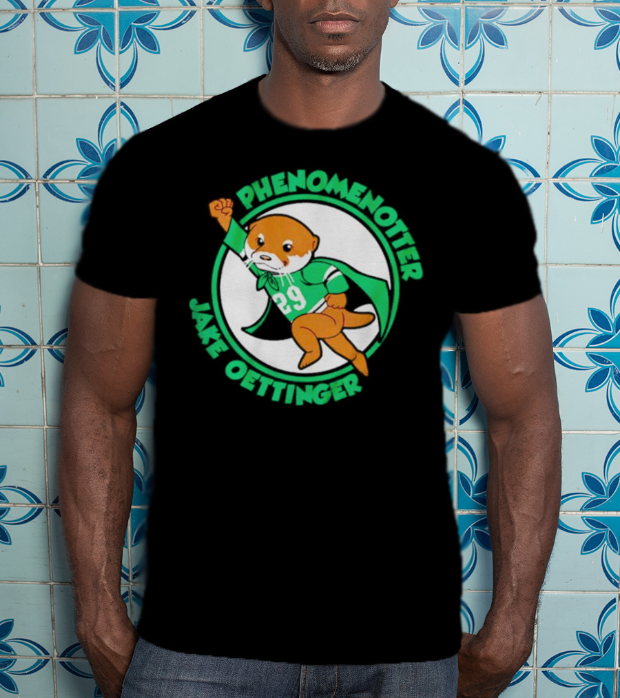 Dallas Stars Jake Oettinger Phenomenotter 29 Superhero Otter T-Shirt