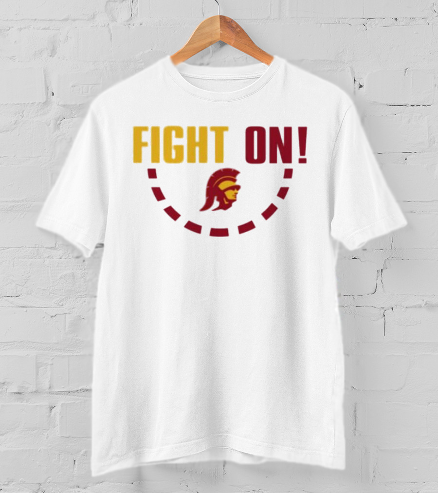 FIGHT ON USC Trojans Trojan Head T-Shirt