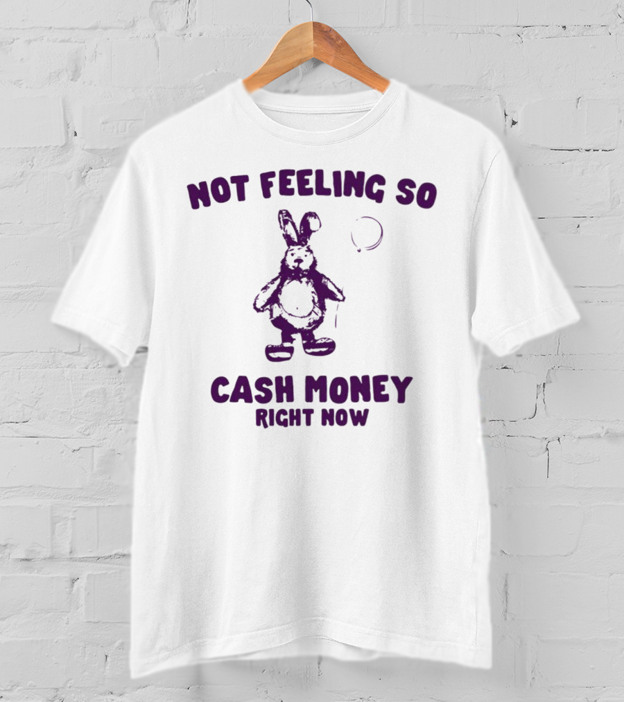 Bunny Not Feeling So Cash Money Right Now T-Shirt