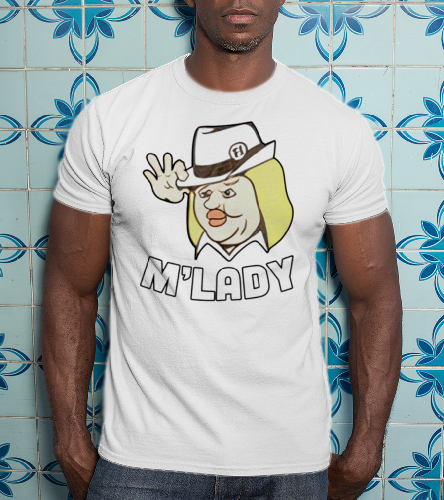 Elyse Willems M'Lady Cartoon Fedora Memes T-Shirt