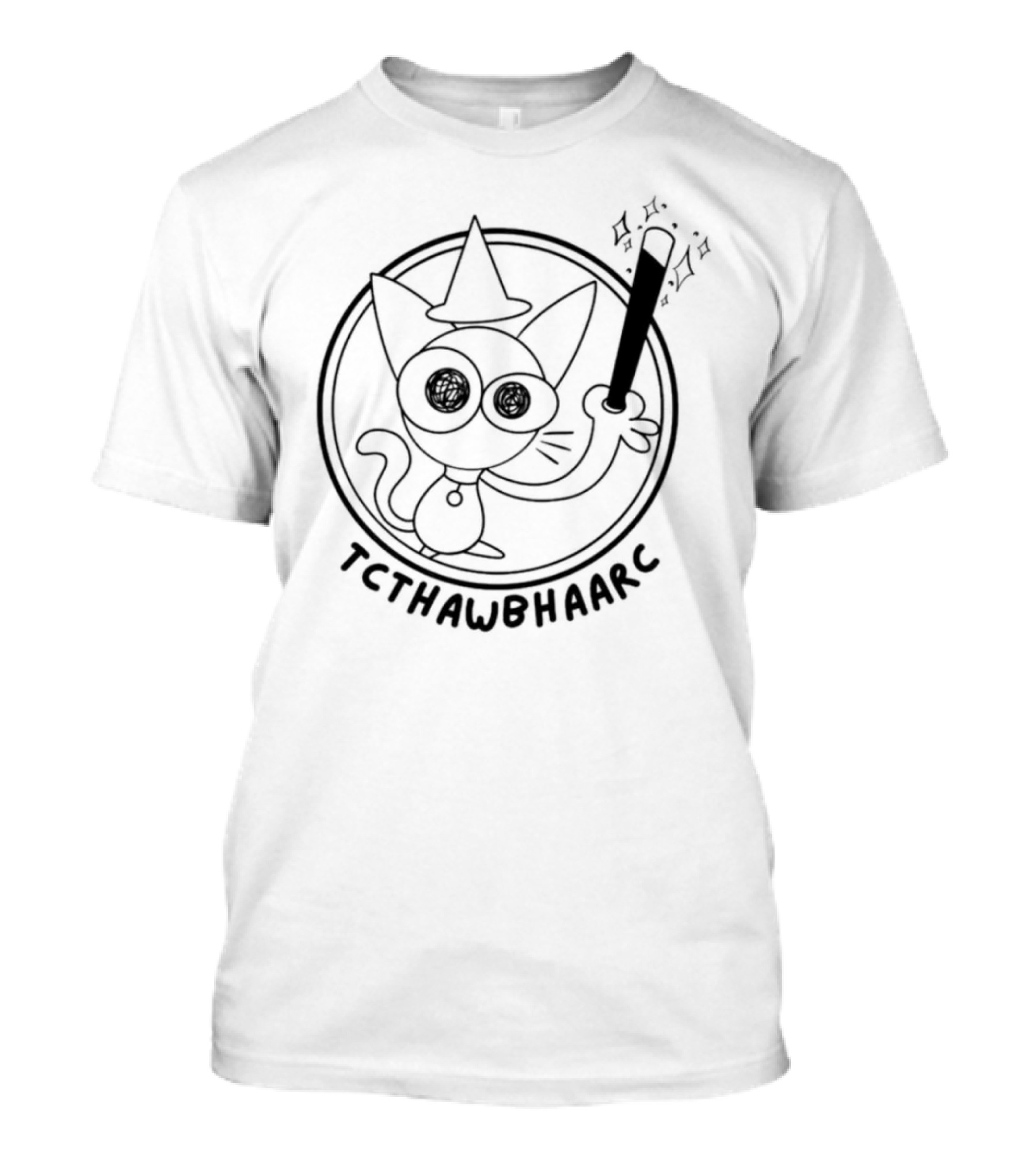 TCTHAWBHAARC Cat Wizard Magic Wand T-Shirt