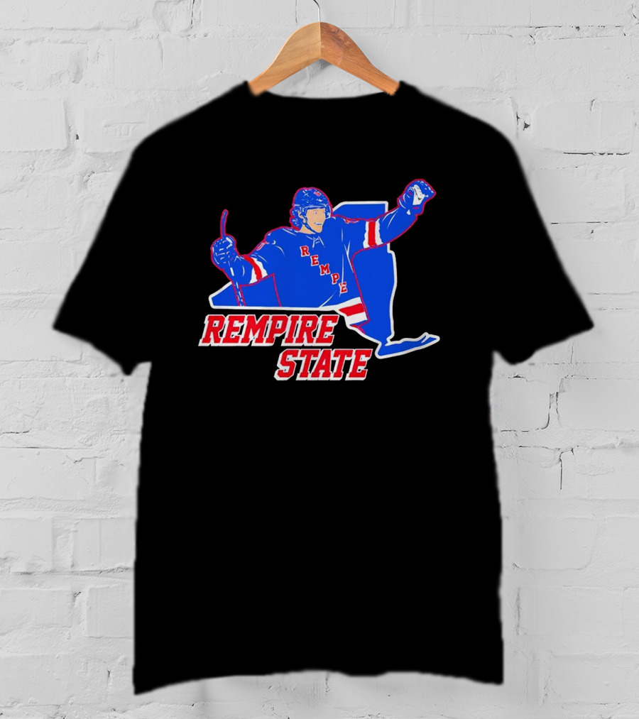 Matt Rempe Rempire State Hockey New York Rangers T-Shirt