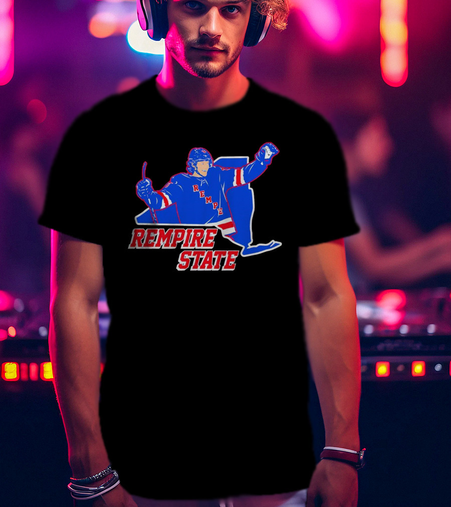 Matt Rempe Rempire State Hockey New York Rangers T-Shirt