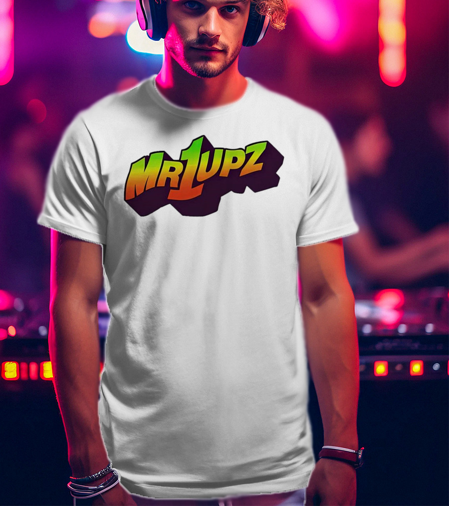 Mr1upz Shagadelic Retro Gradient Text T-Shirt