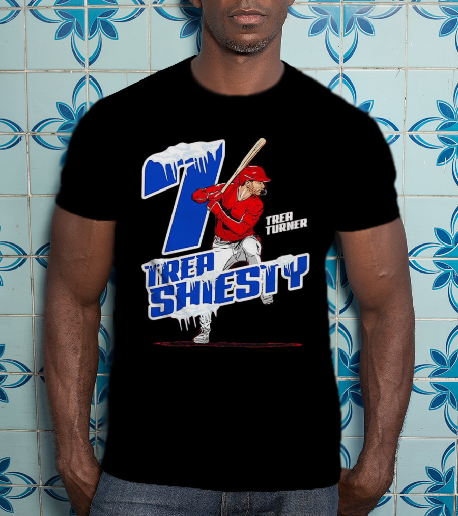 Trea Shiesty 7 Icy Trea Turner Philadelphia Phillies Baseball T-Shirt