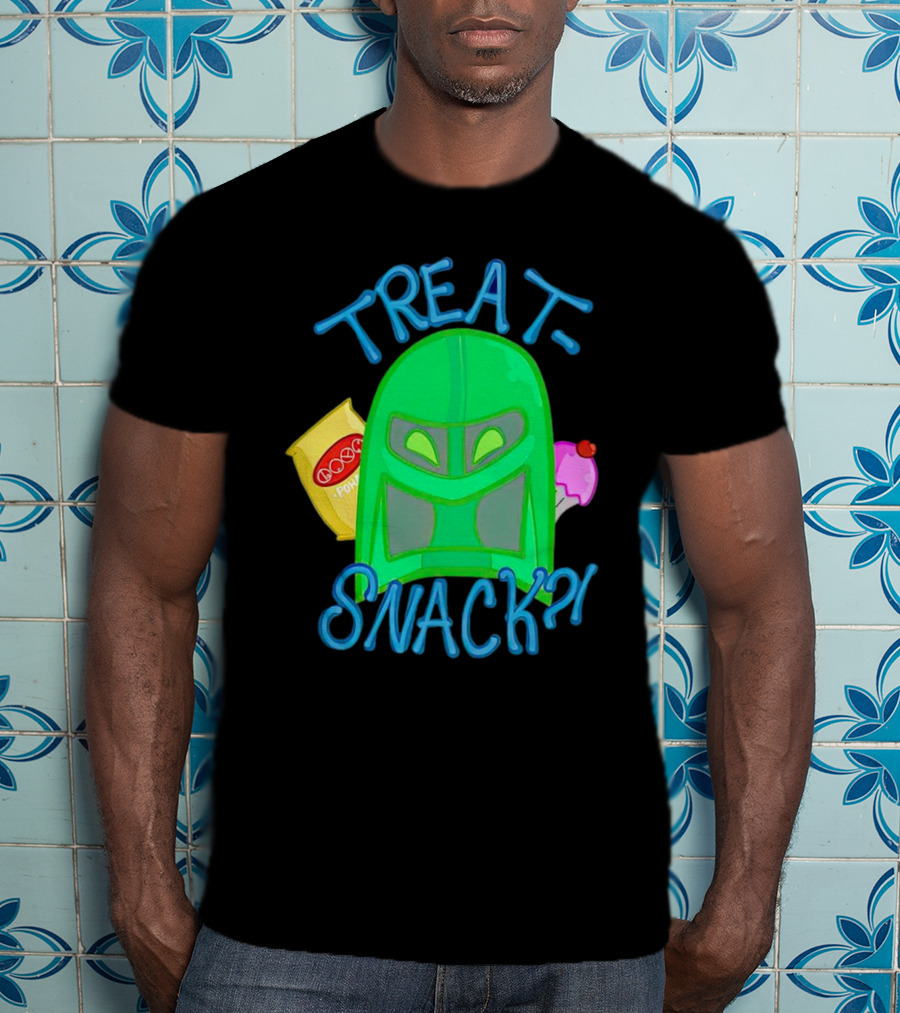 Treat Snack Helmet With Ice Cream And Space Snacks T-Shirt