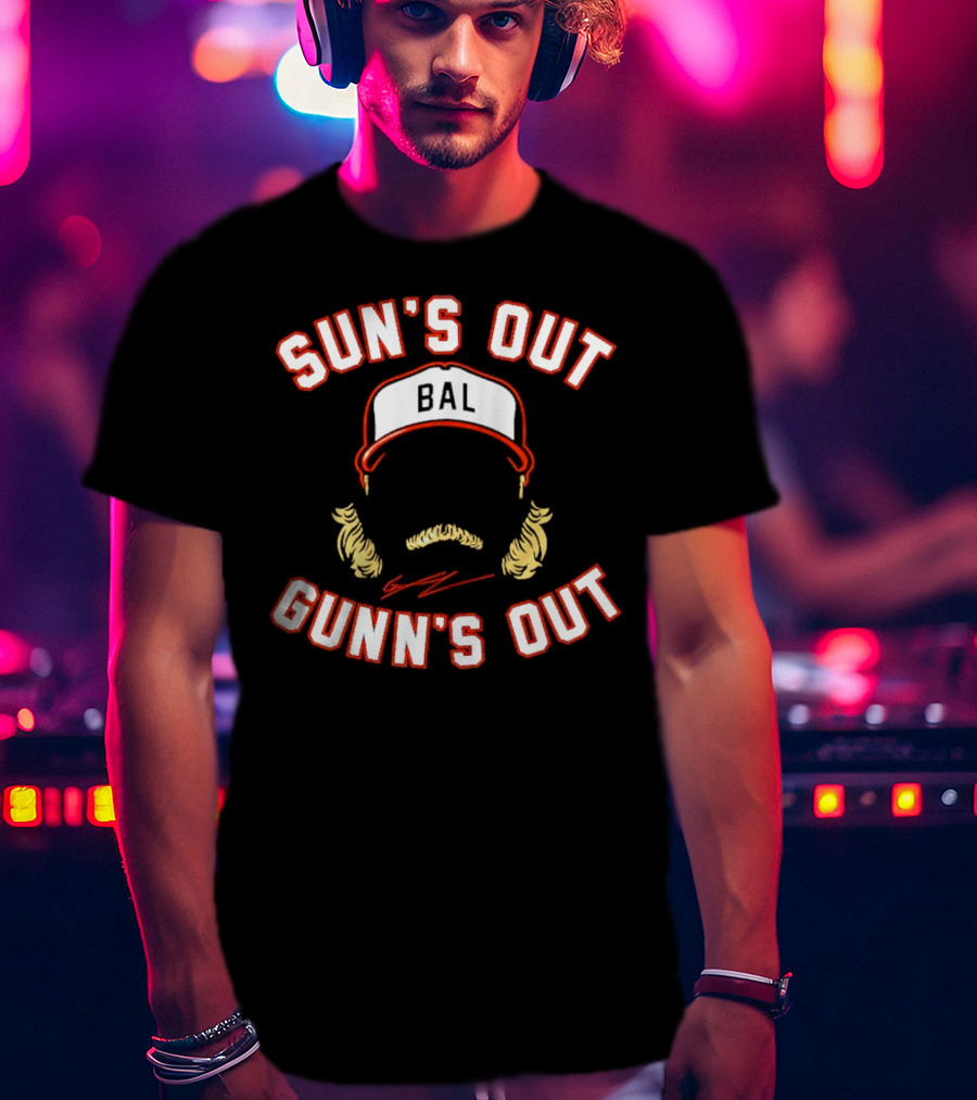 Gunnar Henderson Sun’s Out Gunn’s Out BAL Cap T-Shirt