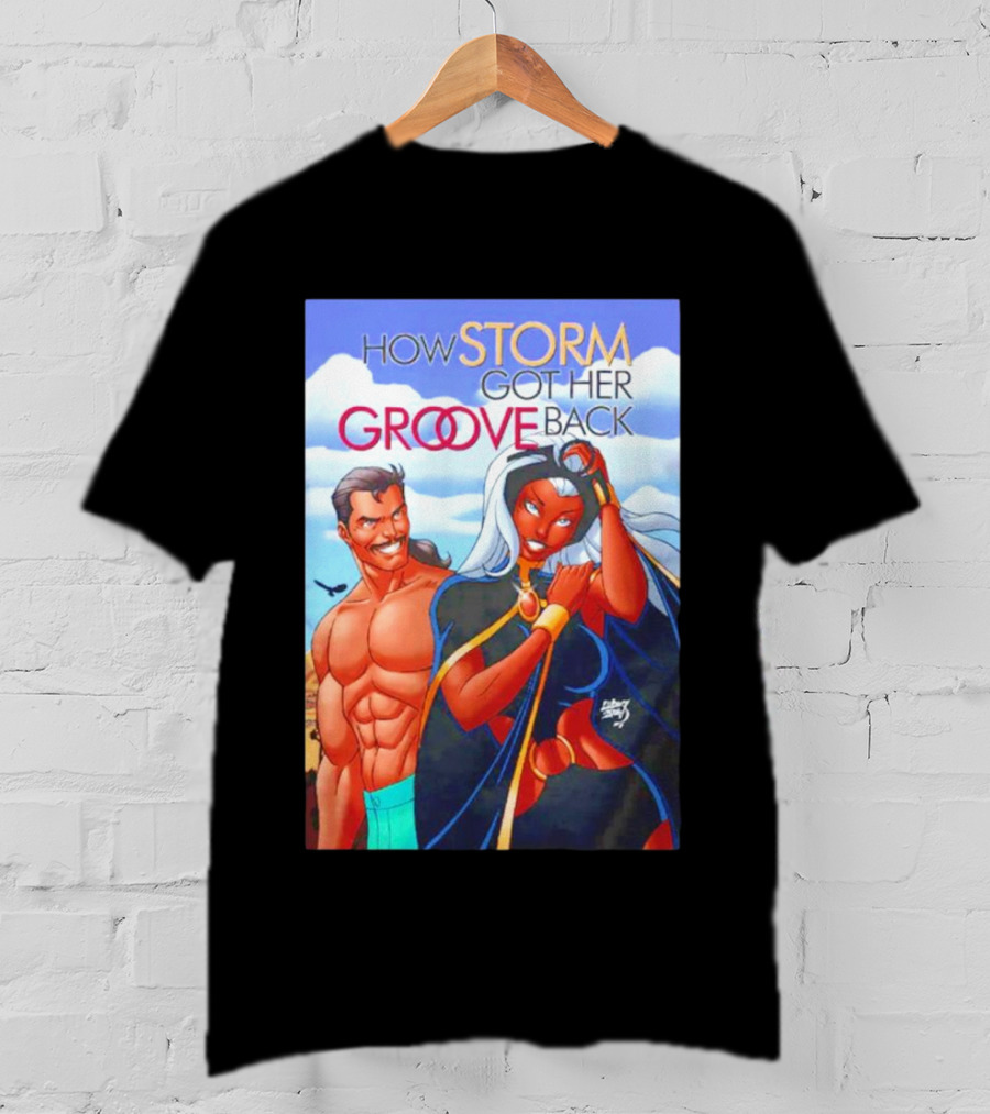 How Storm Got Her Groove Back Comic Style Cover T-Shirt