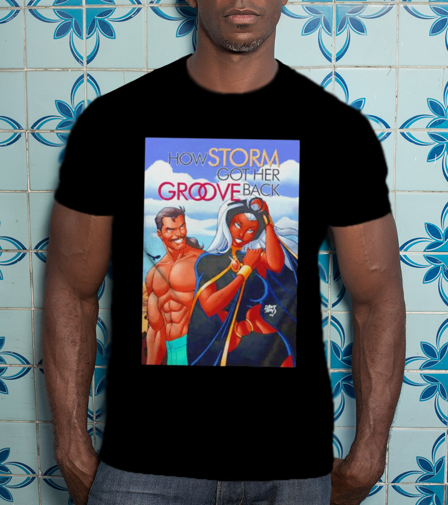 How Storm Got Her Groove Back Comic Style Cover T-Shirt