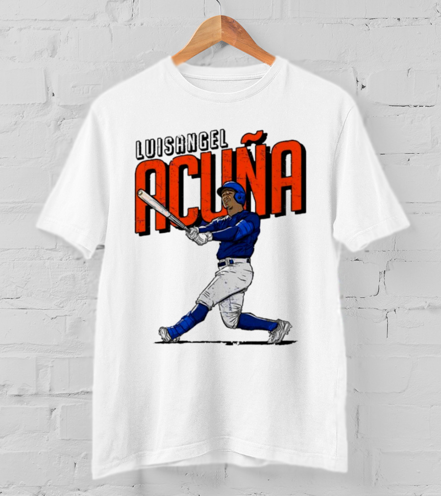 Luisangel Acuna Baseball Hitter Action T-Shirt