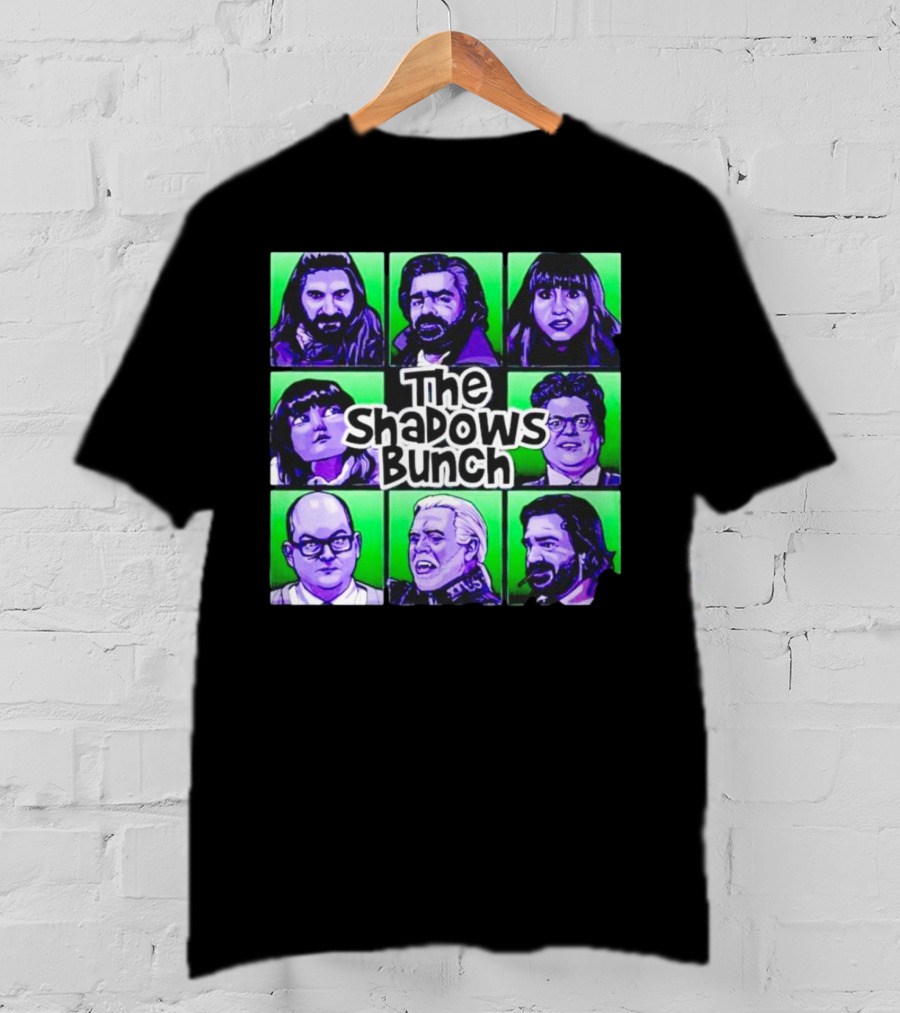 The Shadows Bunch Characters Pop Art Collage T-Shirt