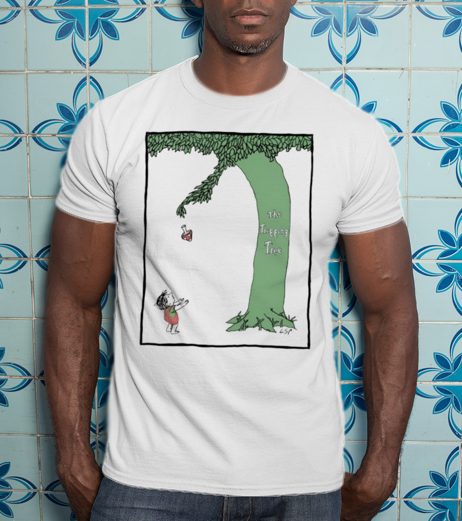 The Tripping Tree Heart Exchange Green Animation T-Shirt