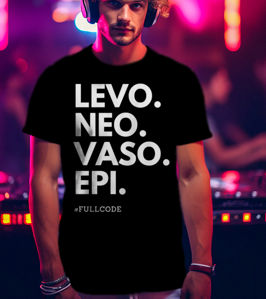 Levo Neo Vaso Epi Fullcode Text T-Shirt