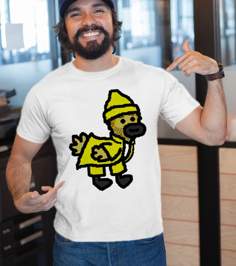 Fall Guy Gosling Bearded Yellow Raincoat Sprite T-Shirt