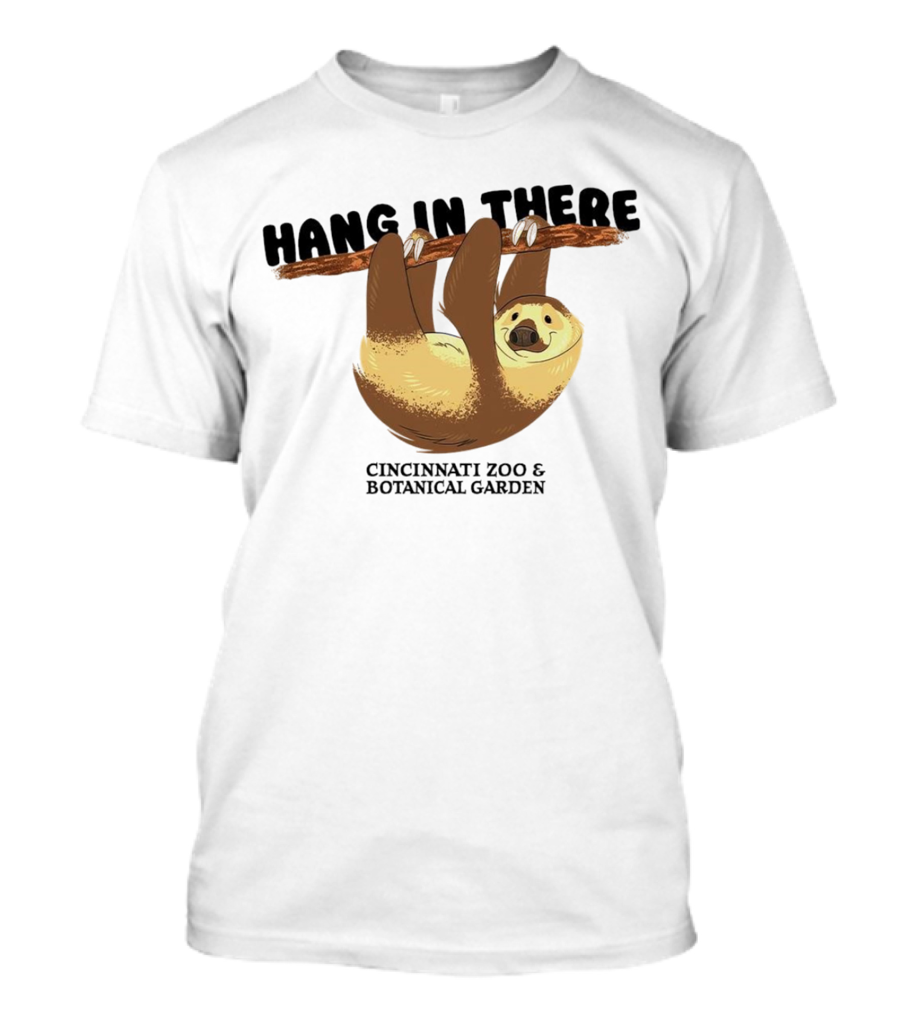 Hang In There Cincinnati Zoo And Botanical Garden Sloth T-Shirt