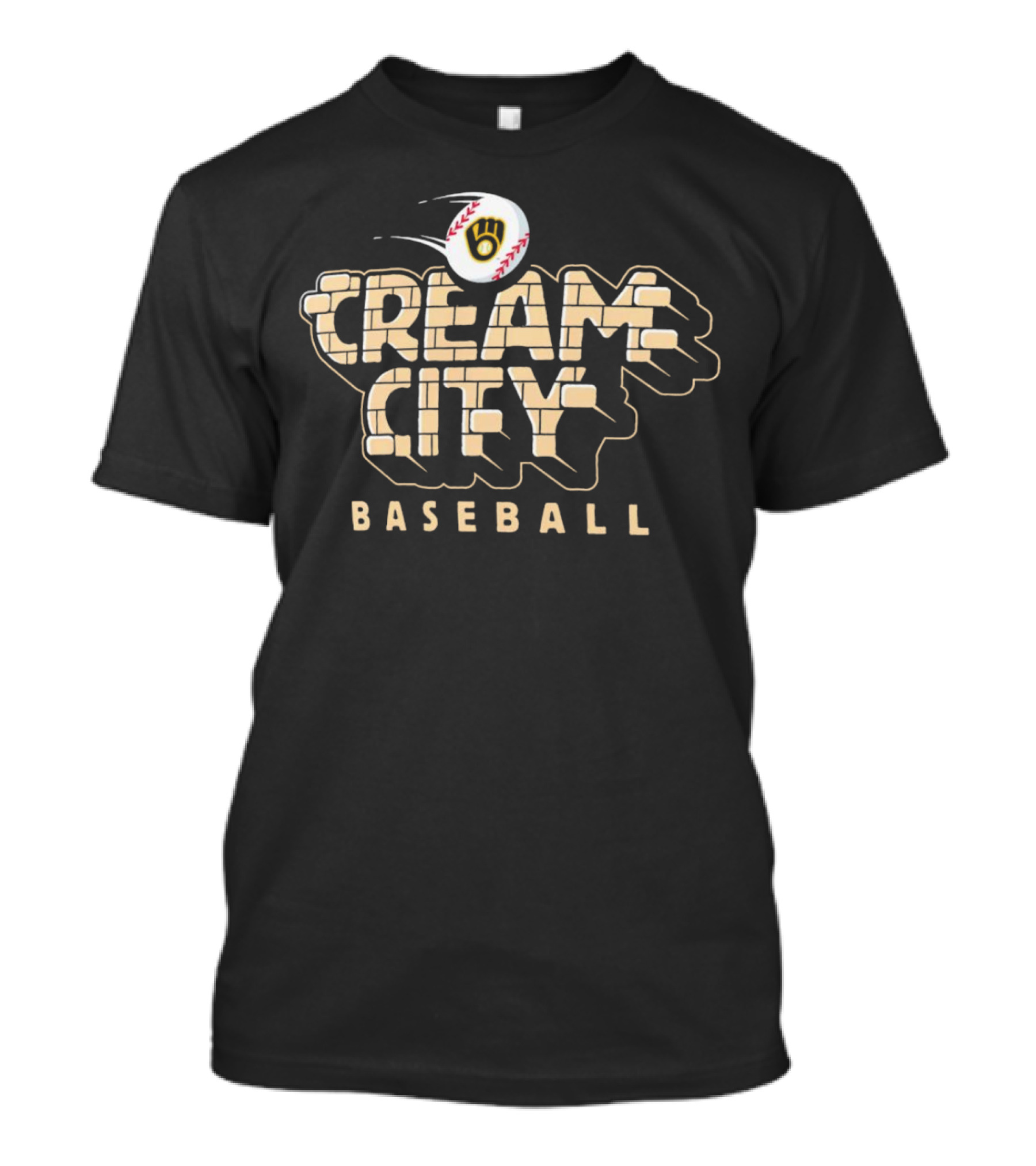 Milwaukee Brewers Cream City Baseball T-Shirt