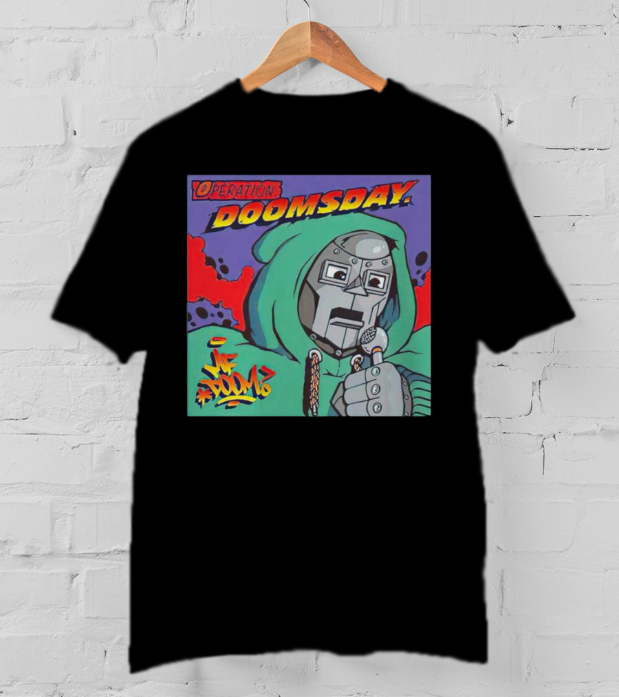 Operation Doomsday MF Doom Mask Hoodie Mic Comic T-Shirt