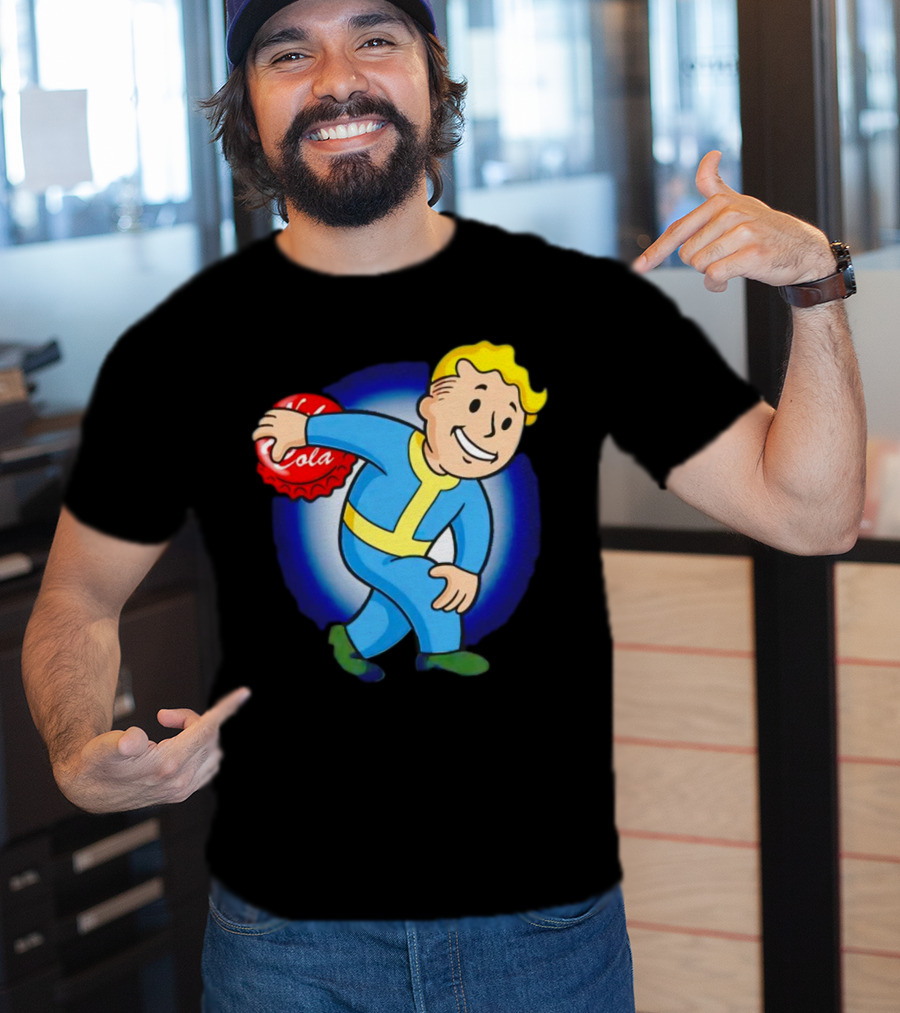 Vault Boy Nuka Cola Discobolus Pose T-Shirt