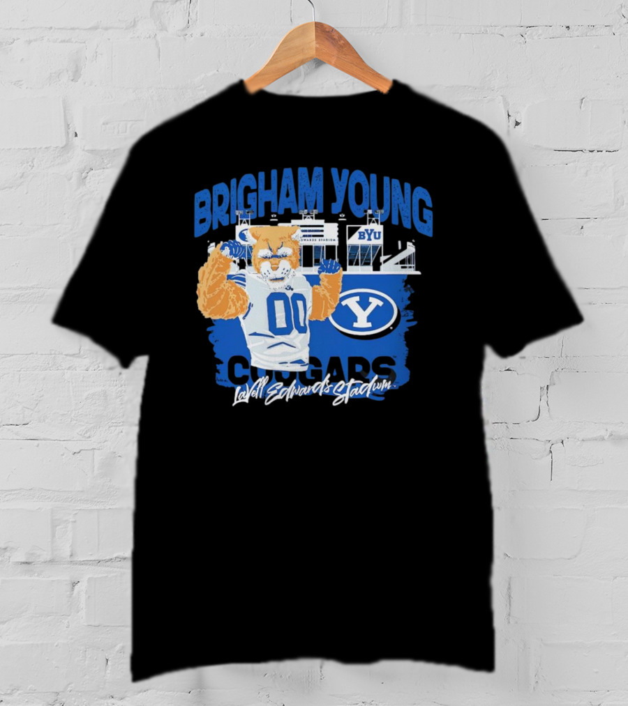 Brigham Young Cougars BYU Lavell Edwards Stadium T-Shirt