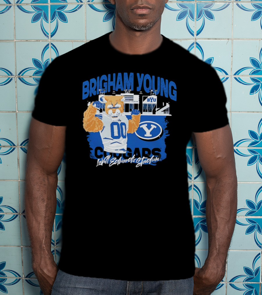 Brigham Young Cougars BYU Lavell Edwards Stadium T-Shirt
