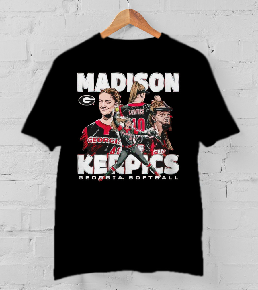 Madison Kerpics Georgia Softball NCAA Collage Player T-Shirt