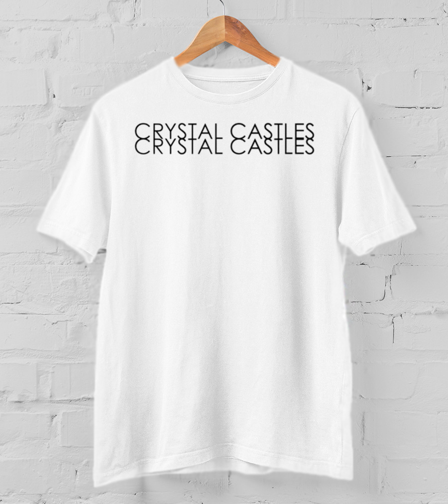 Crystal Castles Crystal Castles Dark Minimalist T-Shirt