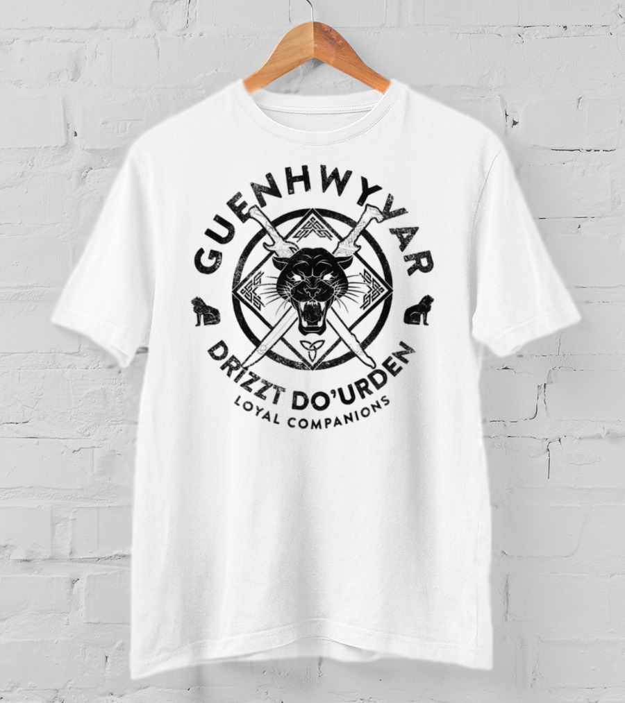 GUENHWYVAR DRIZZT DO'URDEN LOYAL COMPANIONS T-Shirt