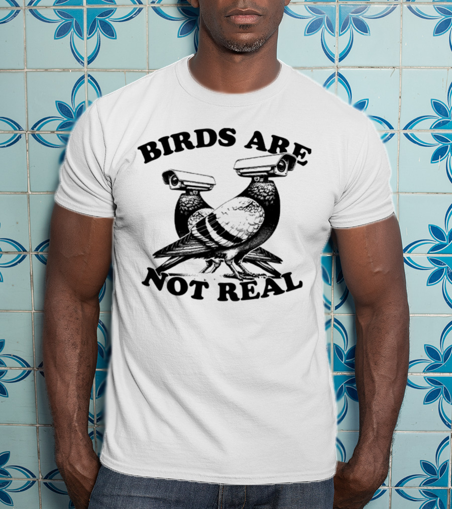 Birds Are Not Real Surveillance Pigeons T-Shirt