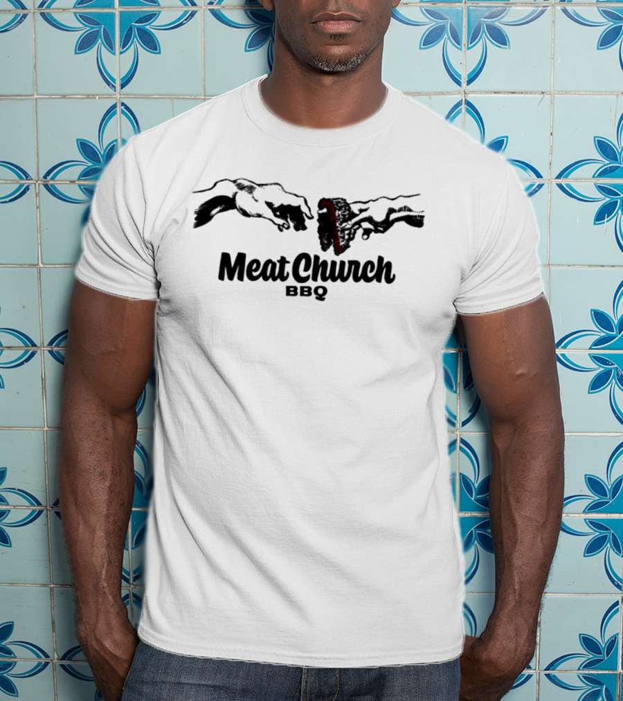 Meat Church BBQ Creation Hands Rib Iconic T-Shirt