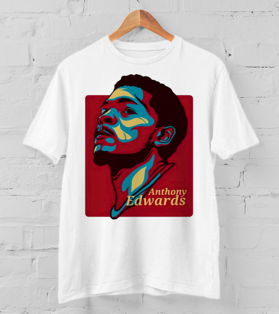 Anthony Edwards Minnesota Timberwolves NBA Player T-Shirt