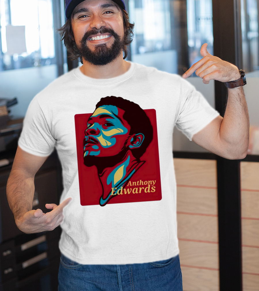 Anthony Edwards Minnesota Timberwolves NBA Player T-Shirt