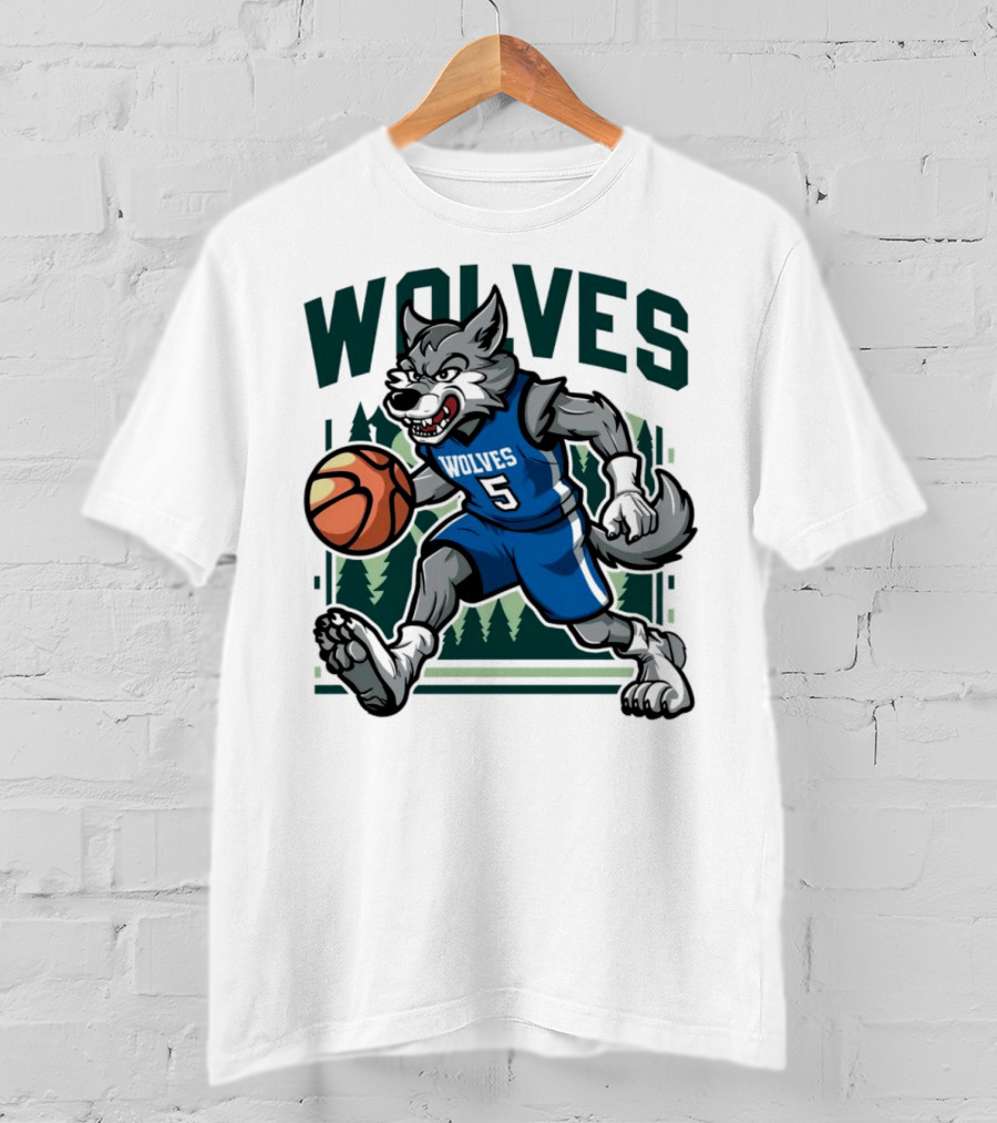 Wolves Basketball Vintage Minnesota Timberwolves T-Shirt