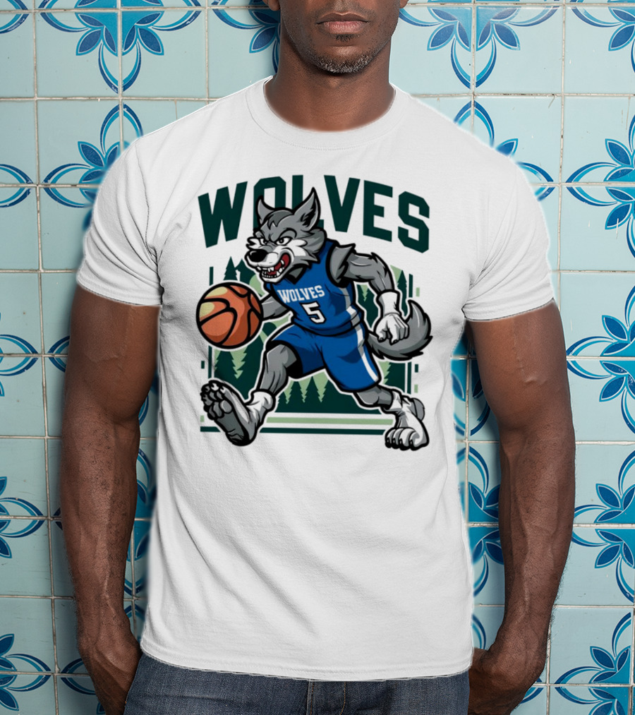 Wolves Basketball Vintage Minnesota Timberwolves T-Shirt