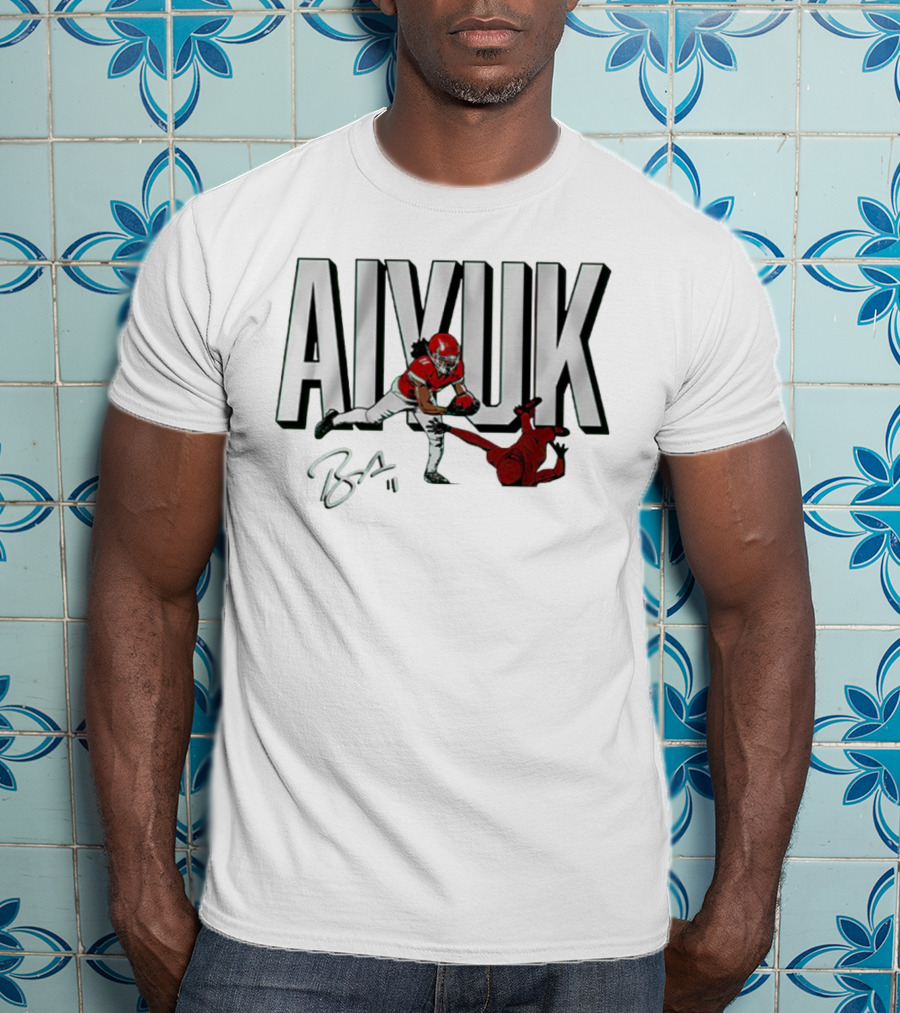 Brandon Aiyuk BA Iconic Football Moment T-Shirt