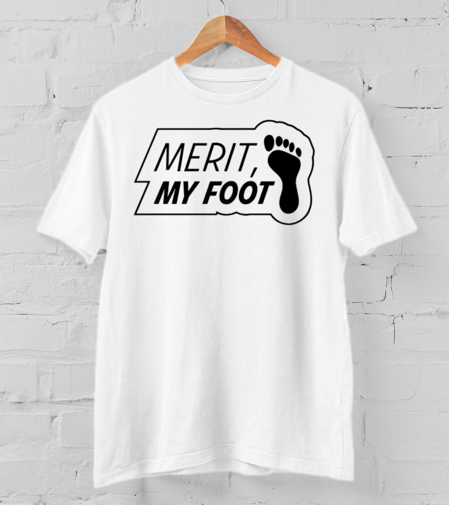 Merit My Foot Footprint T-Shirt