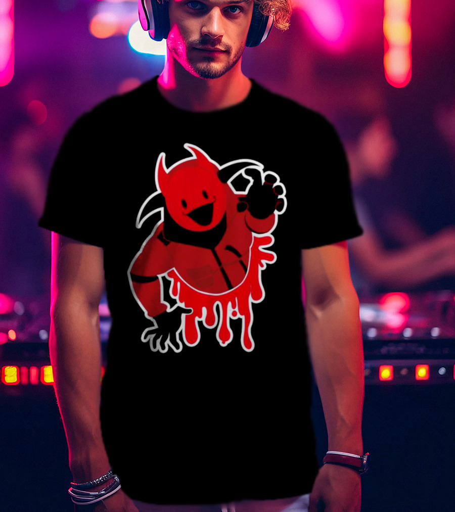 Reddsmess Get Over Here Fall Guy Devil Costume T-Shirt