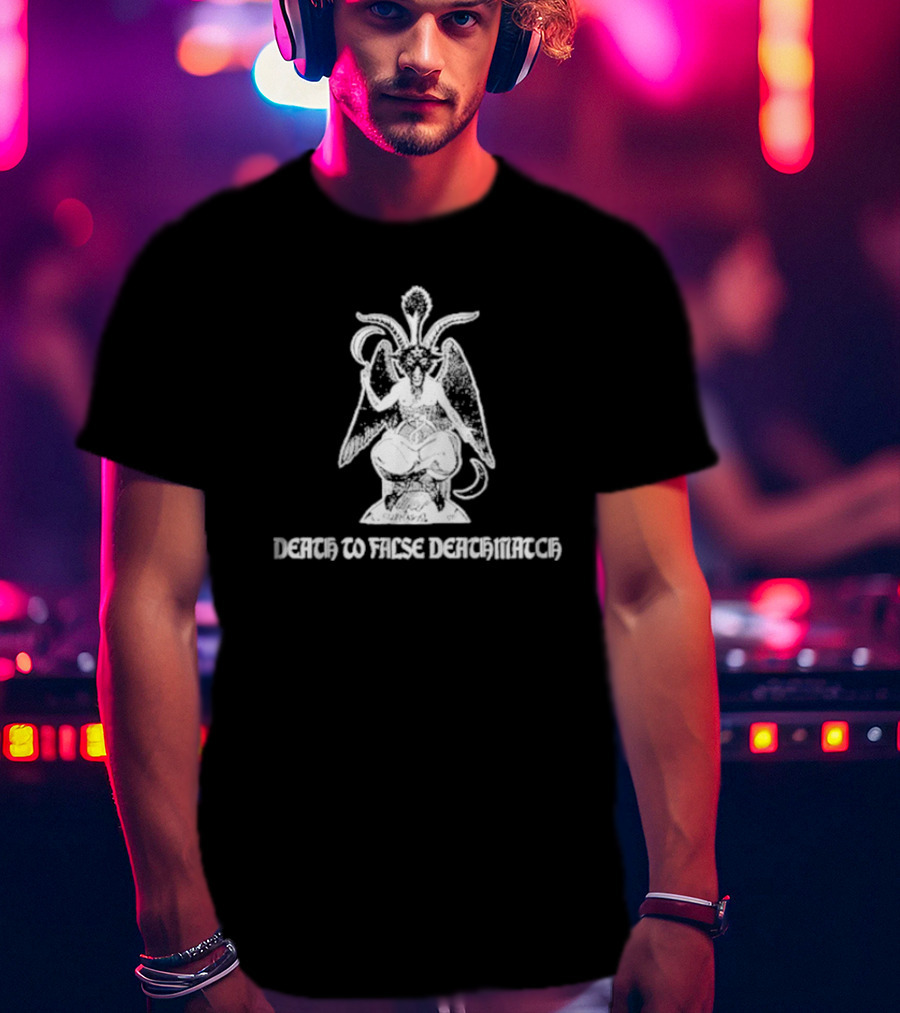 Death To False Deathmatch Angel Goat’s Head T-Shirt